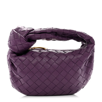 BOTTEGA VENETA Nappa Intrecciato Mini Jodie Eggplant