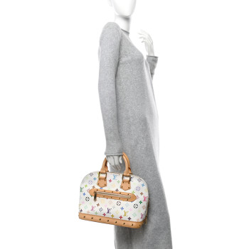 LOUIS VUITTON Monogram Multicolor Alma White
