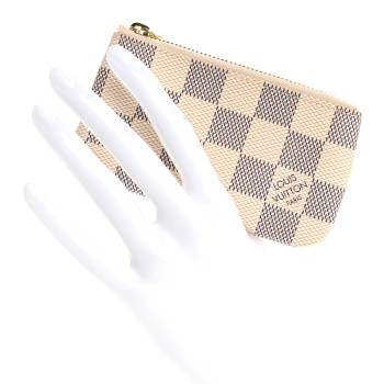 LOUIS VUITTON Damier Azur Key Pouch