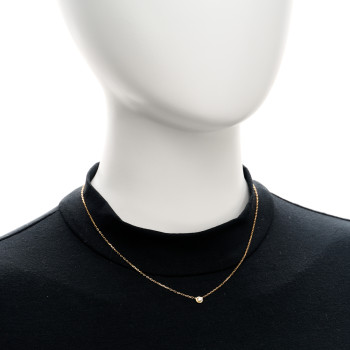 CARTIER 18K Pink Gold Diamond SM D'Amour Pendant Necklace