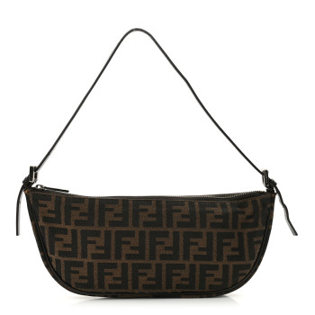 FENDI Zucca Pochette Tobacco