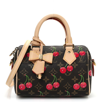 LOUIS VUITTON LV X TM Monogram Cerises Speedy Bandouliere 20