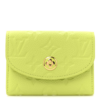 LOUIS VUITTON Empreinte Rosalie Coin Purse Zesty Lime