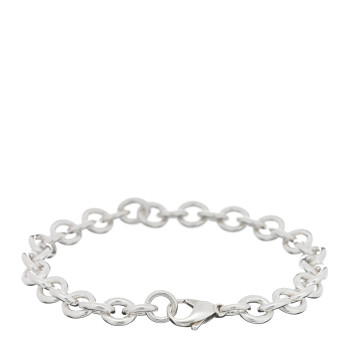 TIFFANY Sterling Silver Round Chain Link Bracelet