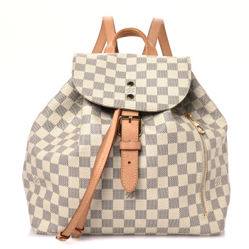 LOUIS VUITTON Damier Azur Sperone Backpack