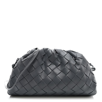 BOTTEGA VENETA Nappa Intrecciato The Mini Pouch Thunder