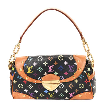 LOUIS VUITTON Monogram Multicolor Beverly MM Black