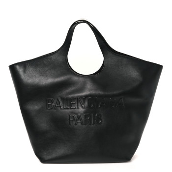 BALENCIAGA Smooth Calfskin Large Mary Kate Tote Black