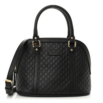 GUCCI Microguccissima Mini Dome Bag Black