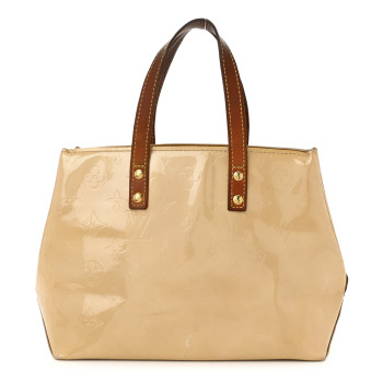 LOUIS VUITTON Vernis Reade PM Beige