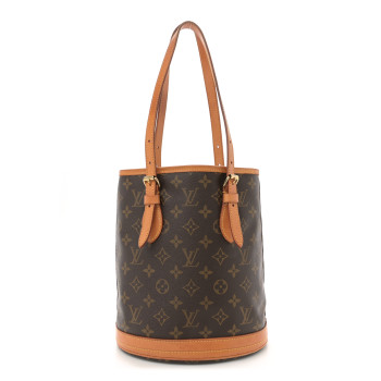 LOUIS VUITTON Monogram Petit Bucket 23