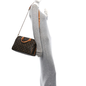 LOUIS VUITTON Monogram Speedy Bandouliere 30