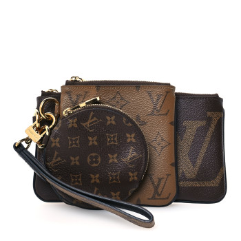LOUIS VUITTON Reverse Monogram Giant Trio Pouch