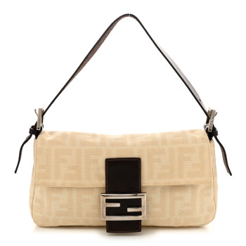 FENDI Zucca Baguette Beige