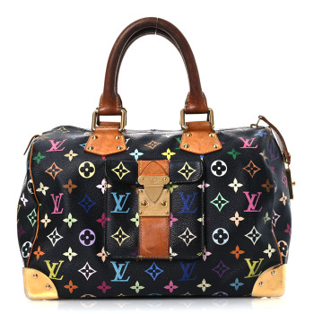 LOUIS VUITTON Monogram Multicolor Speedy 30 Black