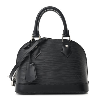 LOUIS VUITTON Epi Alma BB Black
