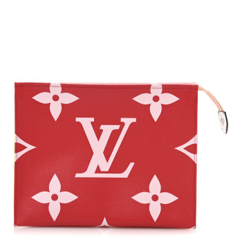 LOUIS VUITTON Monogram Giant Toiletry Pouch 26 Rouge