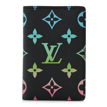 LOUIS VUITTON Monogram Gradient Pocket Organizer NM Black