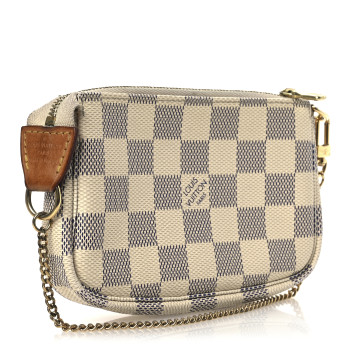 LOUIS VUITTON Damier Azur Mini Pochette Accessories