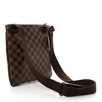 LOUIS VUITTON Damier Ebene Brooklyn Flat Pochette