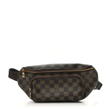 LOUIS VUITTON Damier Ebene Melville Bum Bag