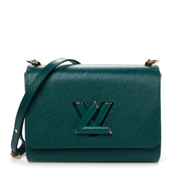 LOUIS VUITTON Epi Twist Shoulder Bag MM Emeraude