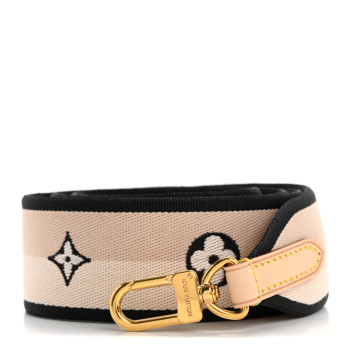 LOUIS VUITTON Jacquard Speedy Bandouliere 20 Shoulder Strap Black