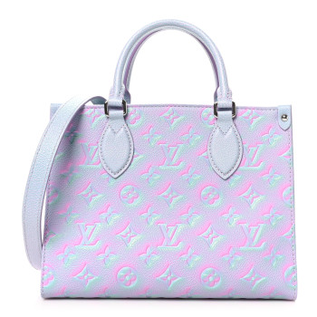 LOUIS VUITTON Empreinte Monogram Summer Stardust Onthego PM Lilas