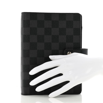 LOUIS VUITTON Damier Graphite Medium Ring Agenda Cover