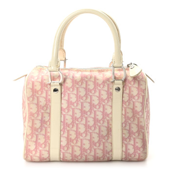 CHRISTIAN DIOR Monogram Boston Pink