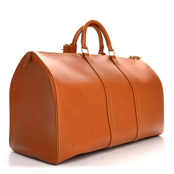 LOUIS VUITTON Nomade Teck Keepall 50 Caramel