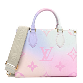 LOUIS VUITTON Monogram Giant Spring In The City Onthego PM Sunrise Pastel