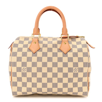 LOUIS VUITTON Damier Azur Speedy 25