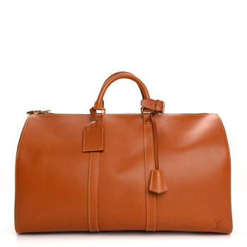 LOUIS VUITTON Nomade Teck Keepall 50 Caramel