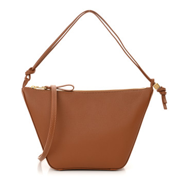 LOEWE Calfskin Mini Hammock Hobo Tan