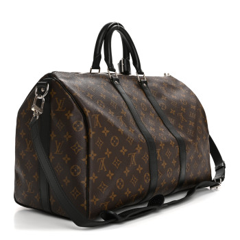 LOUIS VUITTON Monogram Macassar Keepall Bandouliere 45