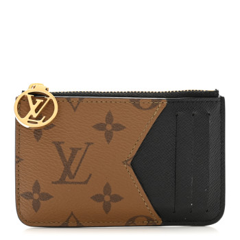 LOUIS VUITTON Reverse Monogram Zipped Romy Card Holder