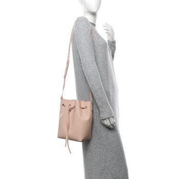 MANSUR GAVRIEL Calfskin Mini Bucket Bag Rosa