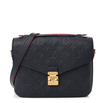 LOUIS VUITTON Empreinte Pochette Metis Marine Rouge