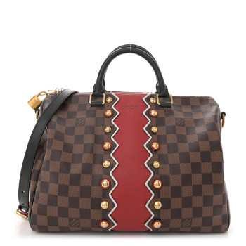 LOUIS VUITTON Damier Ebene Karakoram Speedy Bandouliere 30