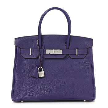 HERMES Togo Birkin 30 Iris