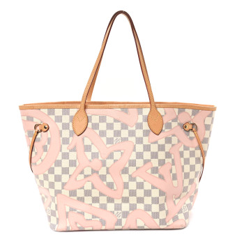 LOUIS VUITTON Damier Azur Tahitienne Neverfull MM