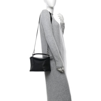 LOEWE Calfskin Small Puzzle Bag Black