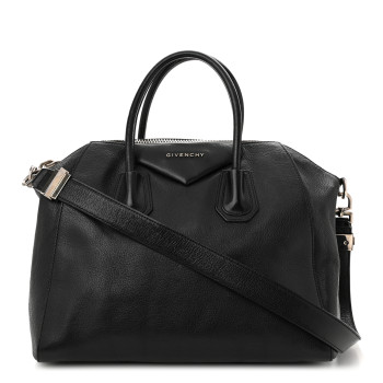 GIVENCHY Sugar Goatskin Medium Antigona Black