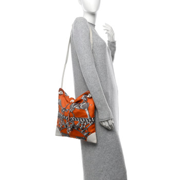 HERMES Silk Swift Vif Argent SilkyCity 33 Orange