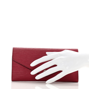 LOUIS VUITTON Epi Josephine Wallet Fuchsia