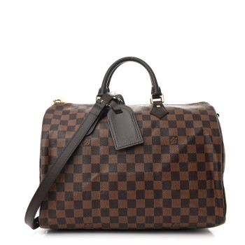 LOUIS VUITTON Damier Ebene Speedy Bandouliere 35