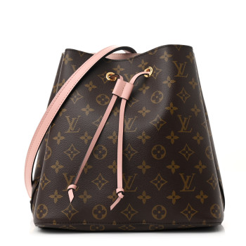 LOUIS VUITTON Monogram Neonoe MM Rose Poudre