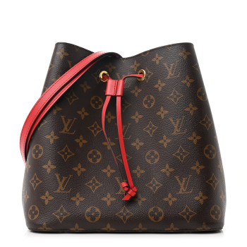 LOUIS VUITTON Monogram Neonoe MM Coquelicot