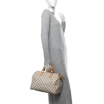 LOUIS VUITTON Damier Azur Speedy 30